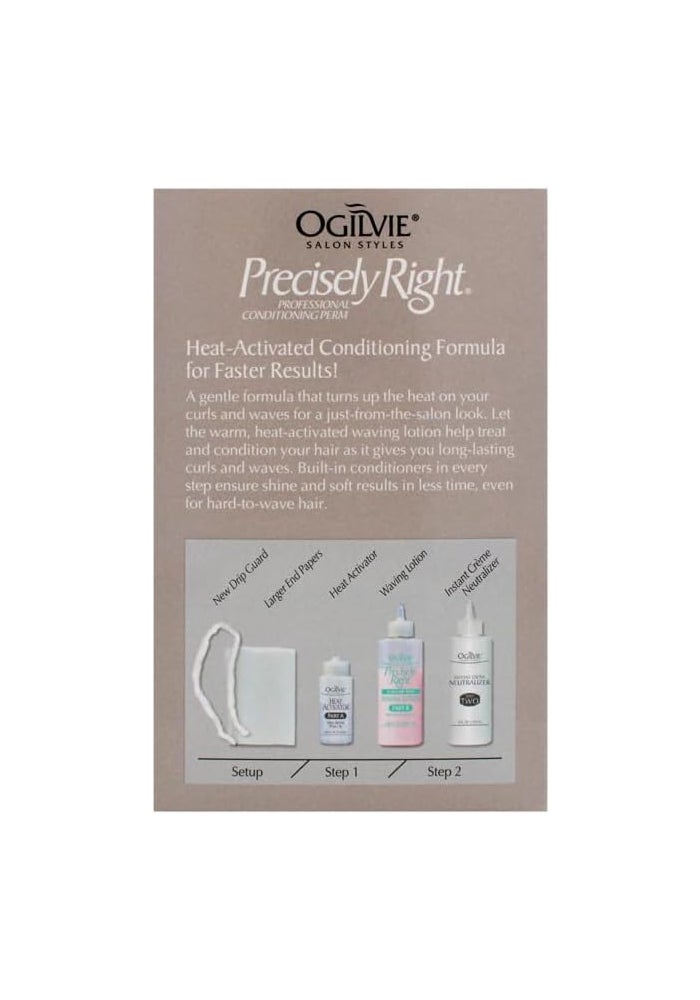 Ogilvie Salon Styles Precisely Right Professional Conditioning Perm Kit for Color-Treated and Normal Hair - 1 Application - Image 2